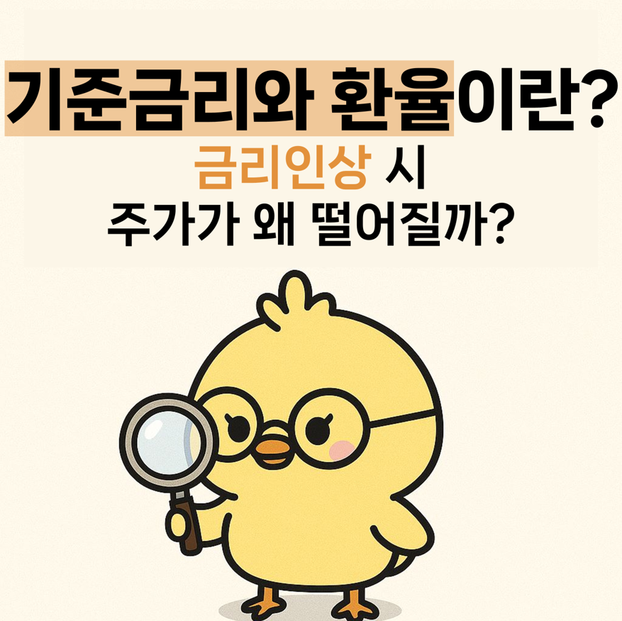 기준금리와 환율이란 금리인상 시 주가가 왜 떨어질까