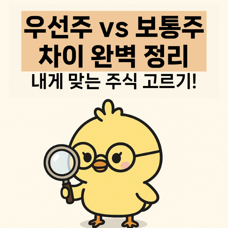 우선주 보통주 차이